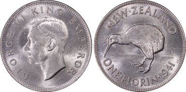 1941 Florin KM-10.1  Ag MS64