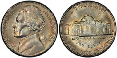 1949-S 5C MS67FS