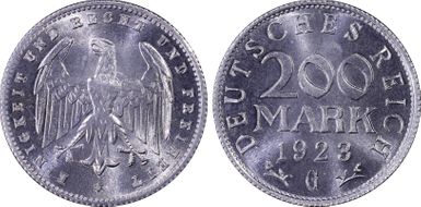 1923-G 200 Mk J-304 MS66