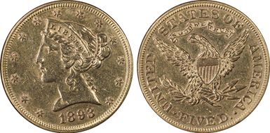 1893 $5 N1
