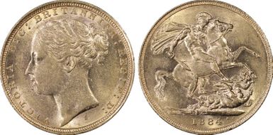 1884-S Sov St. George S-3858E MS61