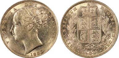 1885-S Sov S-3855B Shield MS62