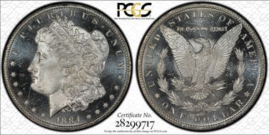 1884-CC $1 MS66DMPL