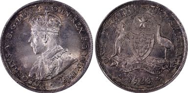 1923(m) Florin MS65