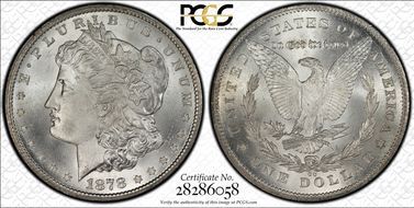 1878-CC $1 MS66+