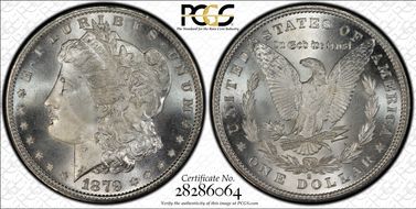 1879-S $1 MS68