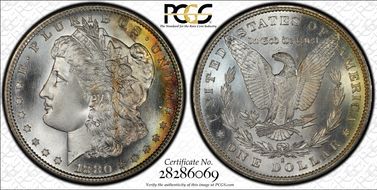 1880-S $1 MS68+