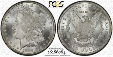 1884-CC $1 MS68+