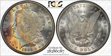 1885 $1 MS68+