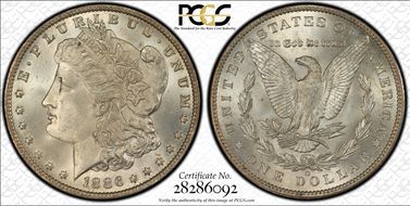 1886-O $1 MS65+
