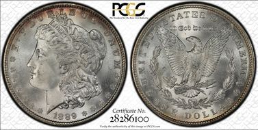 1889 $1 MS66