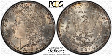 1890-S $1 MS67