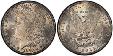 1890-S $1 MS67