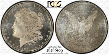 1891-CC $1 MS68PL