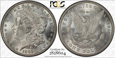 1892-O $1 MS65+