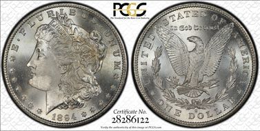 1894-S $1 MS66+