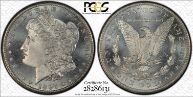 1897-S $1 MS67PL
