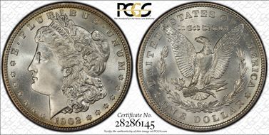 1902 $1 MS67+