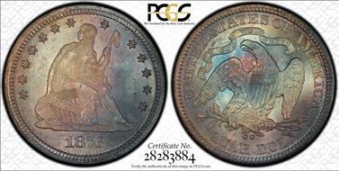 1876-CC 25C MS66