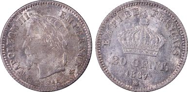 1867-BB 20C Gad-309 F-150 MS65