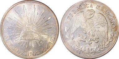 1903-Zs FZ Peso KM-409.3 MS63