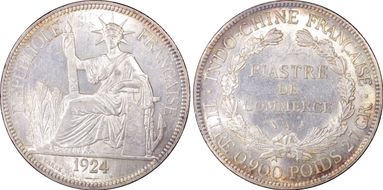 1924-A Piastre Lec-300 MS62