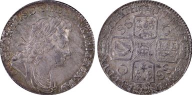 1723 Shil S-3647 First Bust S.S.C. Rev MS64