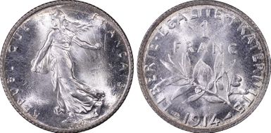 1914 1 Fr Gad-467 F-217 MS66