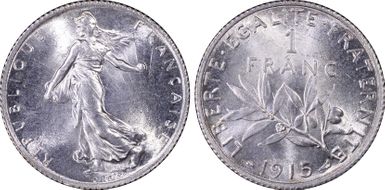 1915 1 Fr Gad-467 F-217 MS66