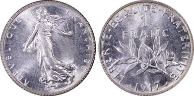 1917 1 Fr Gad-467 F-217 MS65