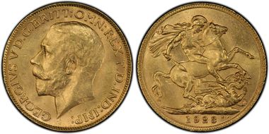 1923-M Sov S-3999 MS63+