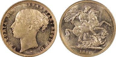 1886-M Sov S-3857C St. George MS60