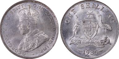 1935(m) Shil KM-26  Ag MS66