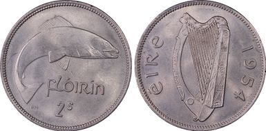 1954 Florin KM-15a MS65