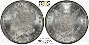 1880-S $1 MS68