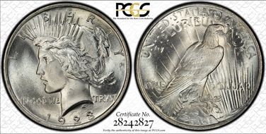 1923 $1 MS66+
