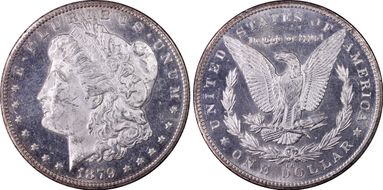 1879-CC $1 MS62DMPL