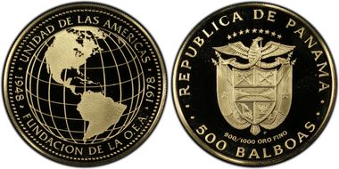 1978-FM 500 B 30th Anniv O.A.S. PR69DCAM