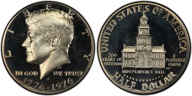 1976-S 50C Clad DDR FS-801 PR66