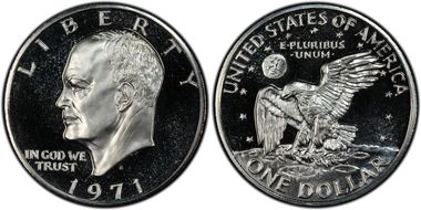 1971-S $1 Silver DDO FS-103 PR67CAM