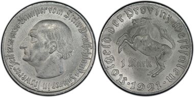 1921 Mark Jaeger-N10 Notgeld MS63