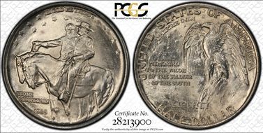 1925 50C Stone Mountain MS65