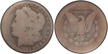 1893 $1 VAM 4, Doubled Stars FR2