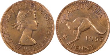 1955 Y. (p) 1D PR64RD