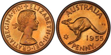 1955 Y. (p) 1D PR64RD