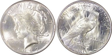 1927-D $1 MS65+