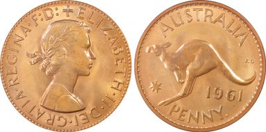 1961 Y. (p) 1D PR66RD