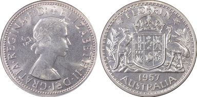 1957(m) Florin PR65