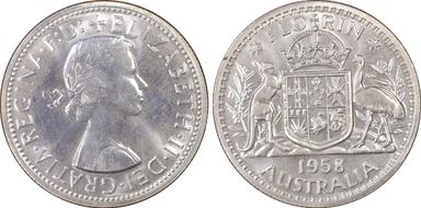 1958(m) Florin PR65