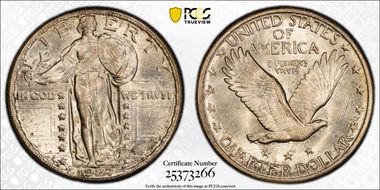 1927 25C MS66+ FH
